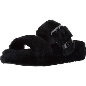 Uggs Fuzz Yeah Sheepskin Slippers